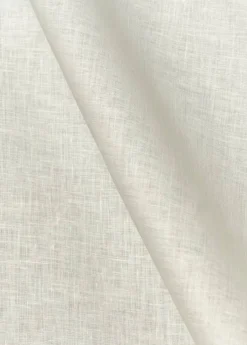 1 Yard Ivory PFD Flat Solid Linen Fabric Dyeing Sewing 58 Inches