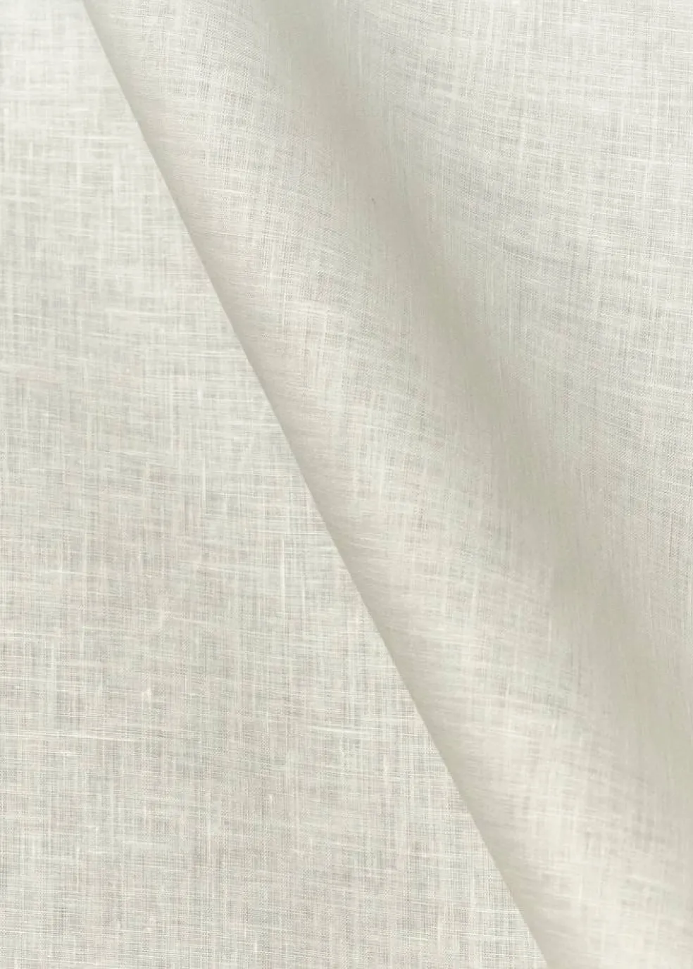 1 Yard Ivory PFD Flat Solid Linen Fabric Dyeing Sewing 58 Inches
