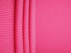 1 Yard Jacquard Double Knit Rib Stretch Fabric 230 GSM 52