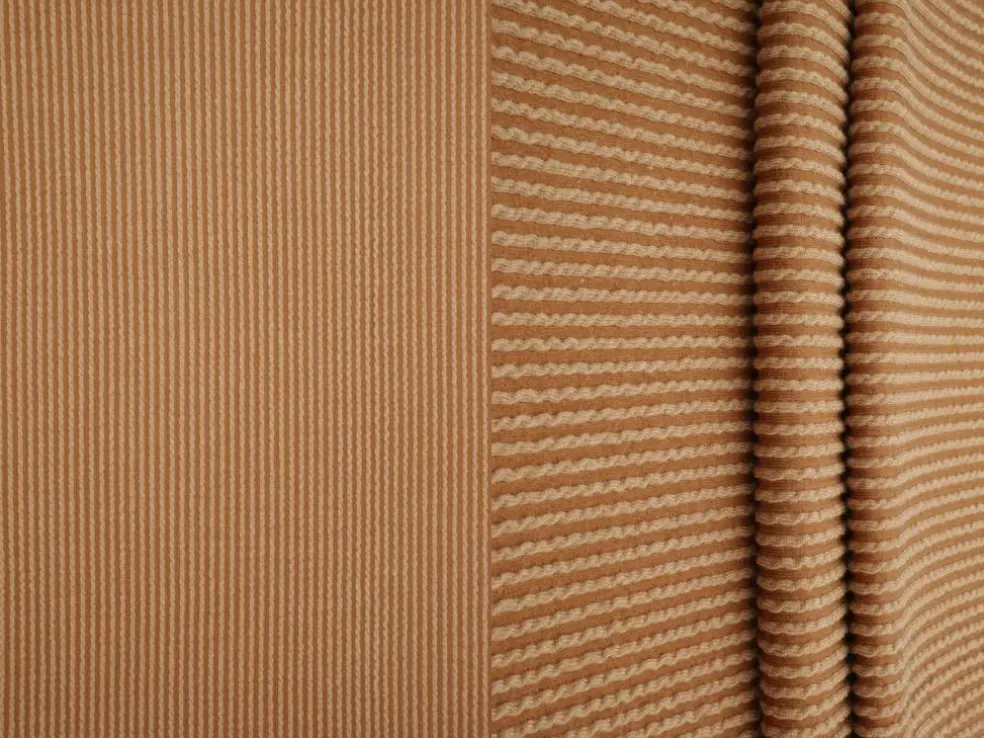 1 Yard Jacquard Double Knit Rib Stretch Fabric 230 GSM 52" Wide