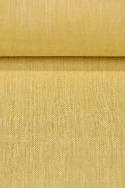 1 Yard Linen Novelty Herringbone Yarn Dyed Fabric Honey Color 54" Width
