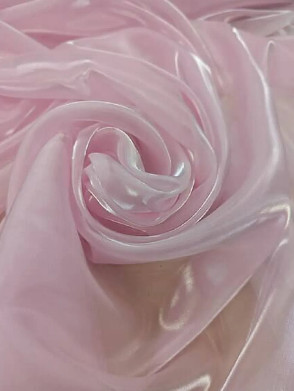 1 Yard Liquid Organza Satin Sheer Lightweight Fabric 58/59" Width