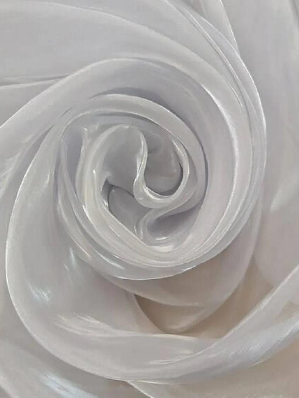 1 Yard Liquid Organza Satin Sheer Lightweight Fabric 58/59" Width