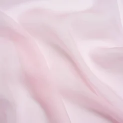 1 Yard Luxury Silk Voile 54" Wide Pastel Pink Sheer Fabric for Formal Wear & Evening Dresses