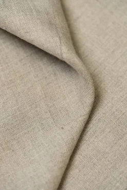 1 Yard Natural Stone Washed Solid Linen Fabric 56 Inches Wide