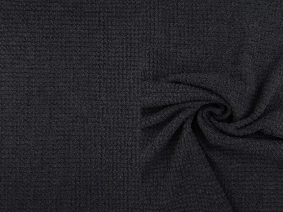 1 Yard Oversize Waffle Solid Stretch Knit Fabric 54/56 Inch Wide