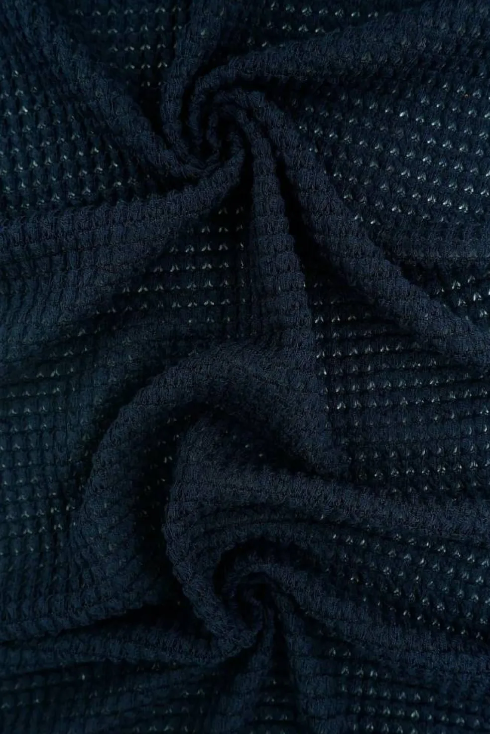 1 Yard Oversize Waffle Solid Stretch Knit Fabric 54/56 Inch Wide