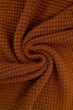 1 Yard Oversize Waffle Solid Stretch Knit Fabric 54/56 Inch Wide