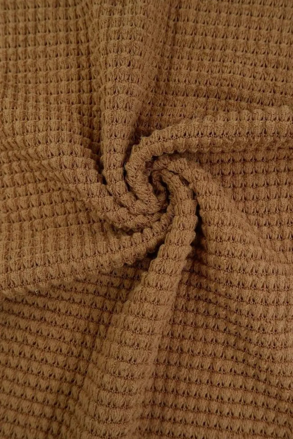1 Yard Oversize Waffle Solid Stretch Knit Fabric 54/56 Inch Wide