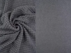 1 Yard Oversize Waffle Solid Stretch Knit Fabric 54/56 Inch Wide