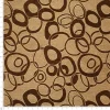 1 Yard 100 Percent Coffee Polyester Upholstery Fabric Fade Resistant 54 Inches Wide