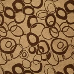 1 Yard 100 Percent Coffee Polyester Upholstery Fabric Fade Resistant 54 Inches Wide