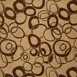 1 Yard 100 Percent Coffee Polyester Upholstery Fabric Fade Resistant 54 Inches Wide