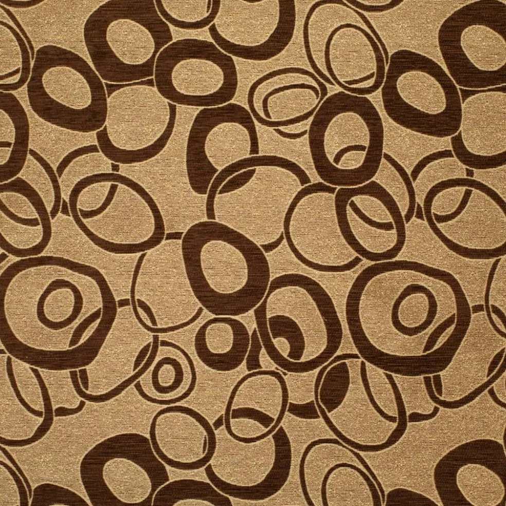 1 Yard 100 Percent Coffee Polyester Upholstery Fabric Fade Resistant 54 Inches Wide
