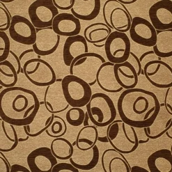 1 Yard 100 Percent Coffee Polyester Upholstery Fabric Fade Resistant 54 Inches Wide