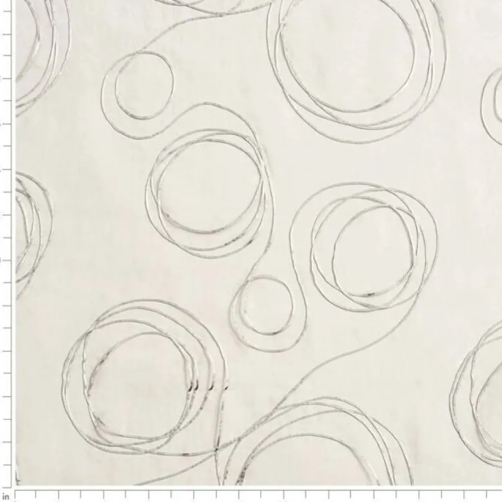 1 yard Platinum 100 Percent Polyester Performance Grade Sheer Fabric for Drapery and Upholstery