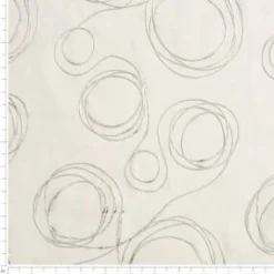 1 yard Platinum 100 Percent Polyester Performance Grade Sheer Fabric for Drapery and Upholstery