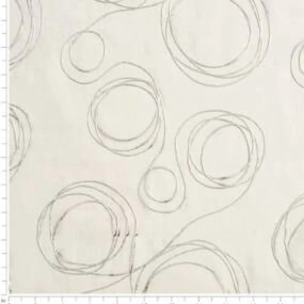 1 yard Platinum 100 Percent Polyester Performance Grade Sheer Fabric for Drapery and Upholstery
