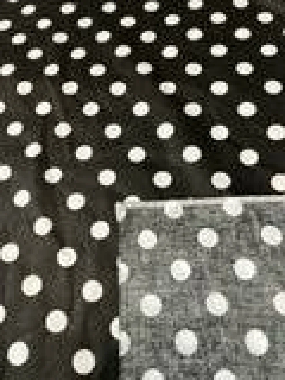 1 Yard Polka Dot Print Poly Cotton Fabric 58 Inches Wide Apparel