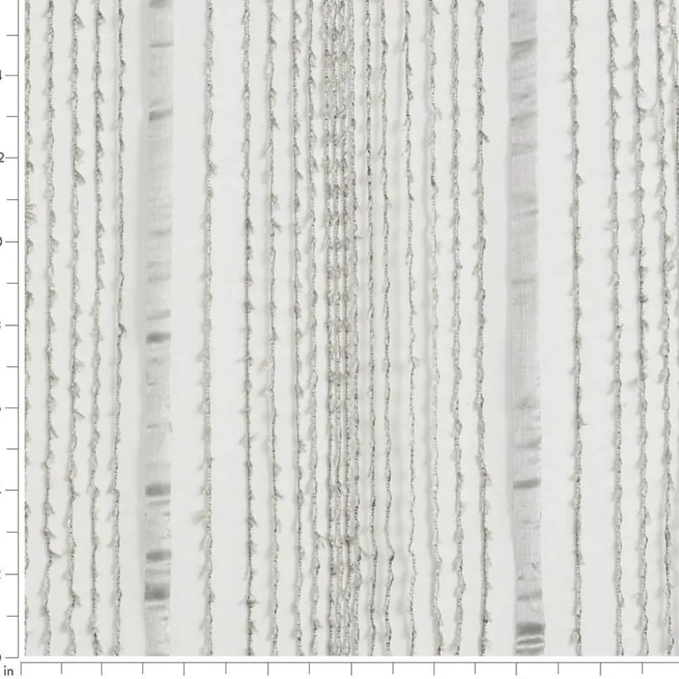 1 Yard Polyester Performance Sheer Upholstery Fabric Fade Resistant Cloud