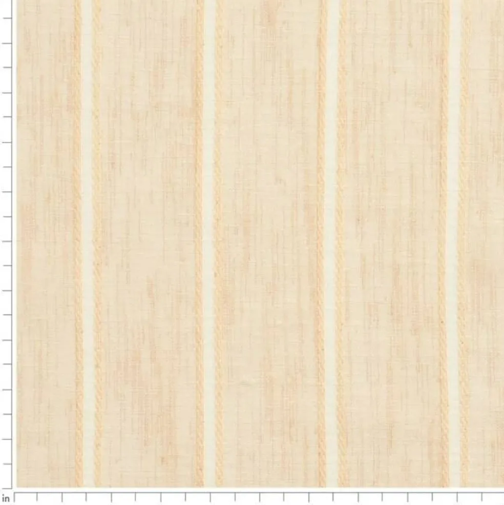 1 Yard Polyester Sheer Upholstery Fabric Lightweight Fade Resistant Elegant Vanilla
