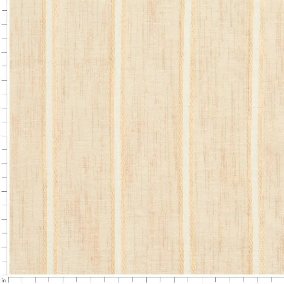 1 Yard Polyester Sheer Upholstery Fabric Lightweight Fade Resistant Elegant Vanilla
