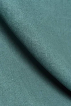 1 Yard Pure Linen Fabric Deepwater Midweight Solid 7 Oz 58 Wide