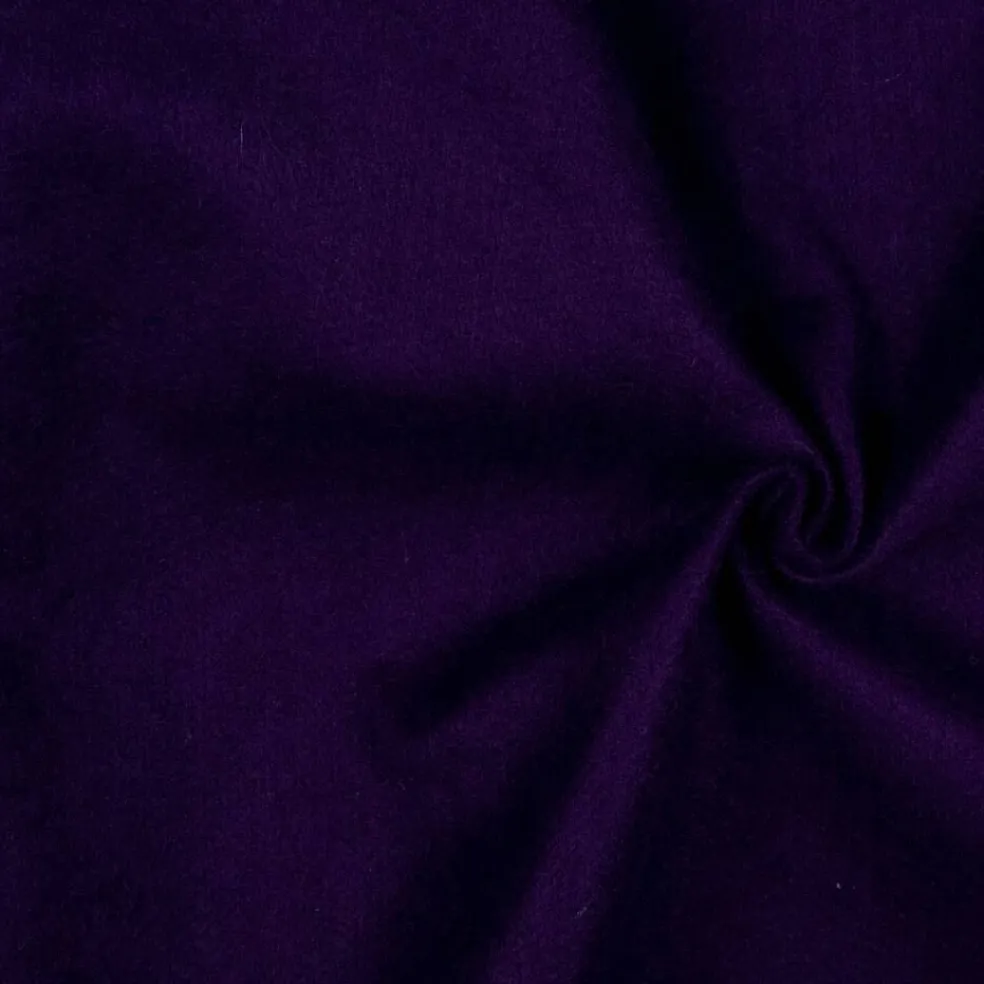 1 Yard Royal Purple Acrylic Felt Fabric 74" Wide for Crafts & Apparel