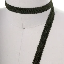 2 Yards Classic Black French Gimp Braid Trim for Upholstery, Drapes & Home Décor With 5/8 Inch Width