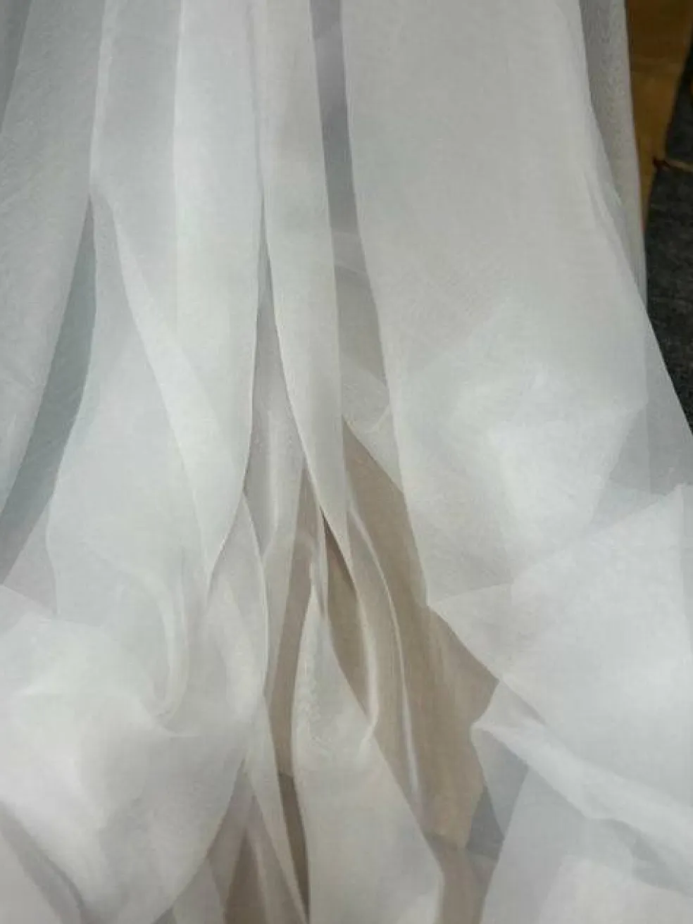 1 Yard Sheer Voile Fabric 118-120” Wide Lightweight Draping Material for Events