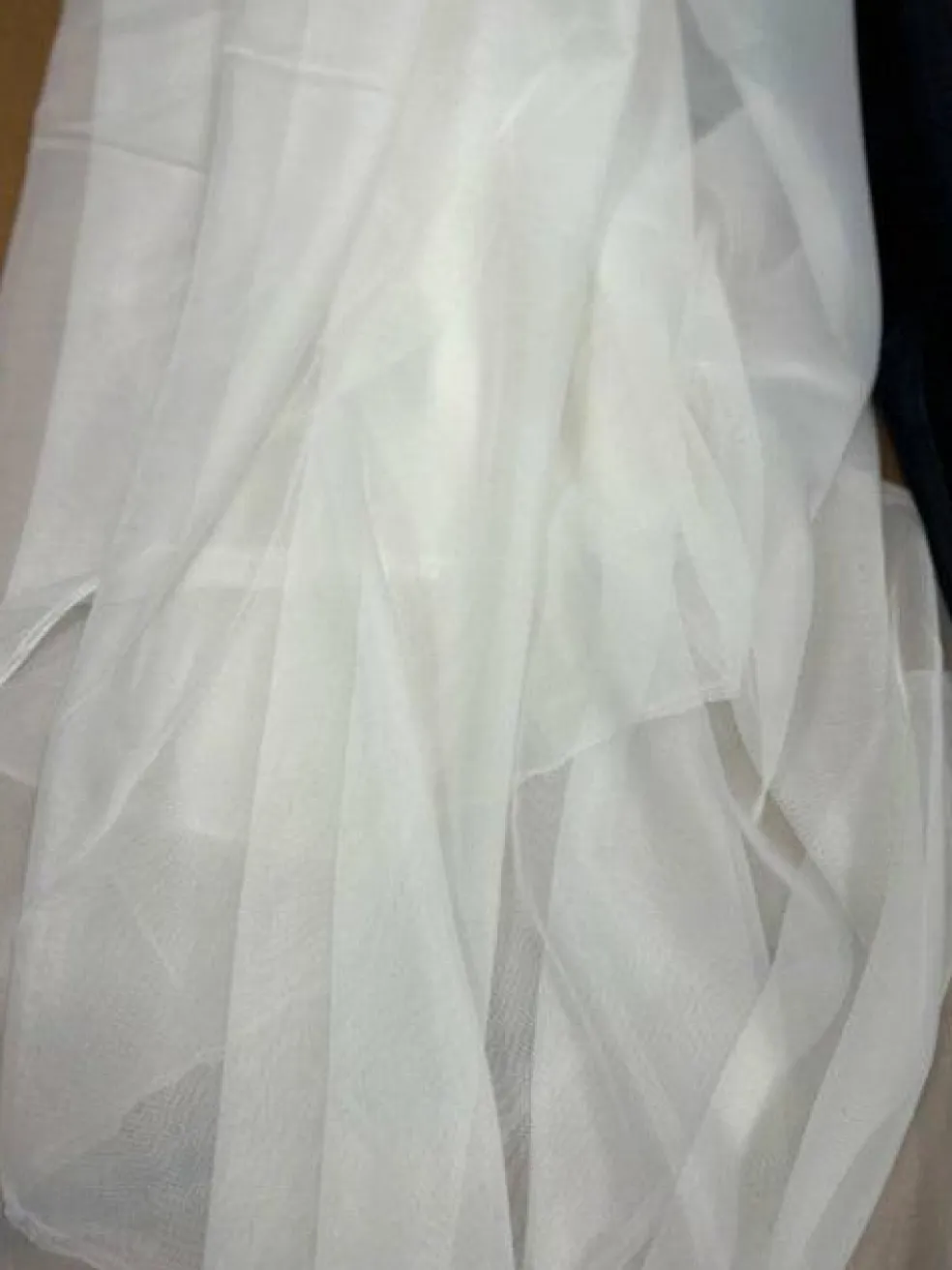 1 Yard Sheer Voile Fabric 118-120” Wide Lightweight Draping Material for Events