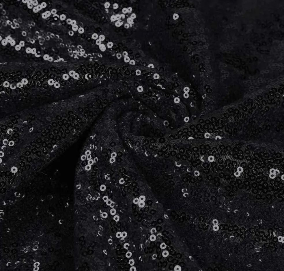 1 Yard Shimmering Sequin Fabric Stretch Mesh 54 Inch Width for Dresses & Decor