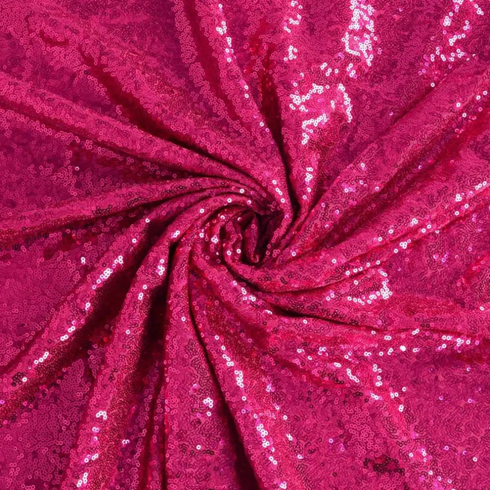 1 Yard Shimmering Sequin Fabric Stretch Mesh 54 Inch Width for Dresses & Decor