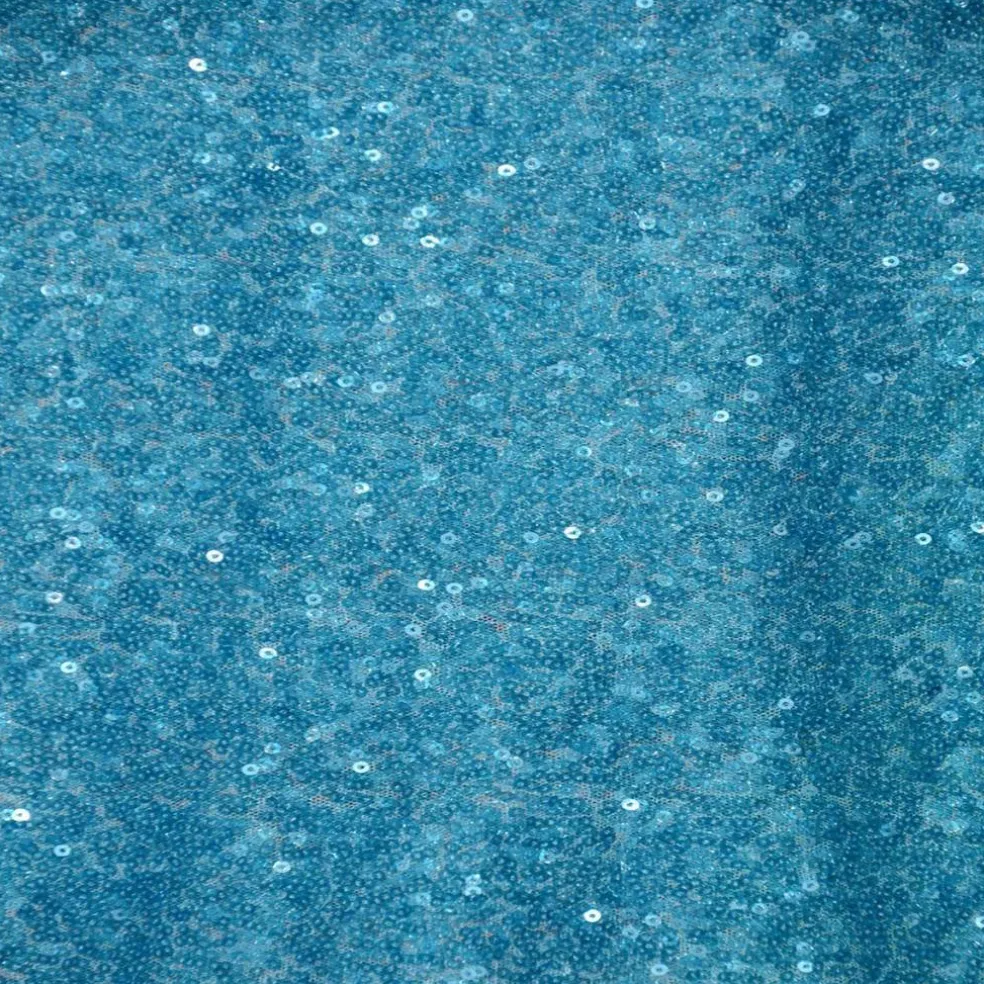 1 Yard Shimmering Sequin Fabric Stretch Mesh 54 Inch Width for Dresses & Decor
