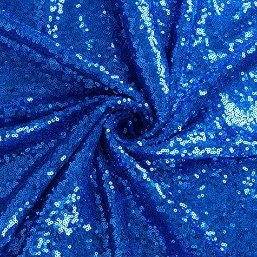 1 Yard Shimmering Sequin Fabric Stretch Mesh 54 Inch Width for Dresses & Decor