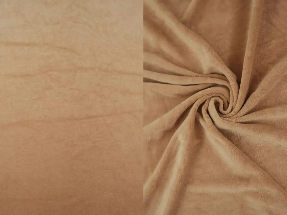 1 Yard Solid Velour Fabric Soft Plush & Stretchy 58/60" Wide