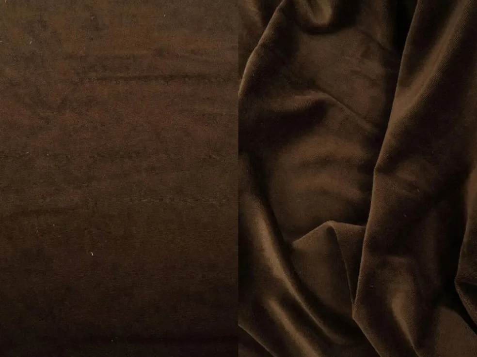 1 Yard Solid Velour Fabric Soft Plush & Stretchy 58/60" Wide