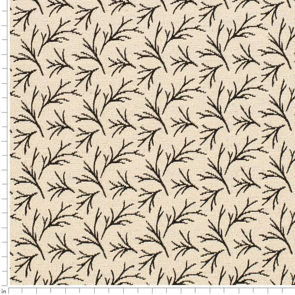 2 Yards 100 Percent Polyester Ivory Upholstery Fabric Fade Resistant 54 Inches Wide