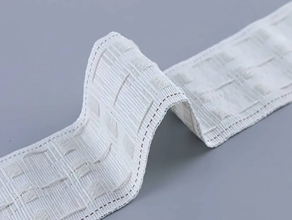 6 Yards White Curtain Pleating Tape