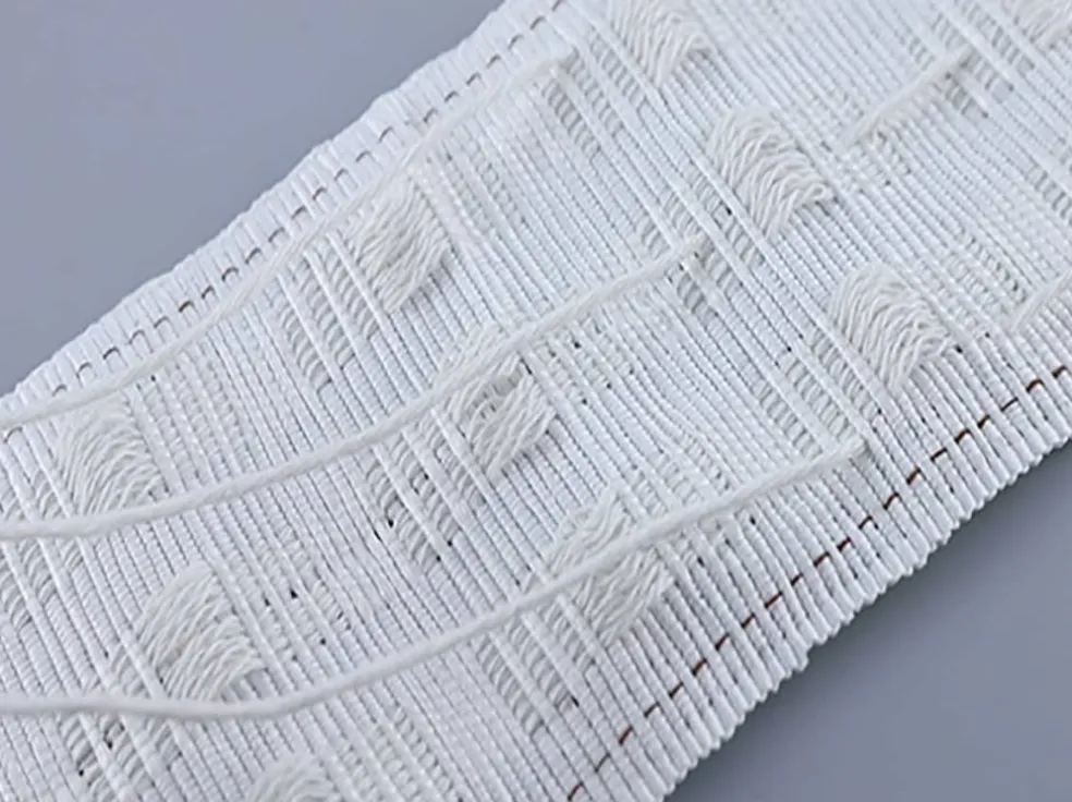 6 Yards White Curtain Pleating Tape