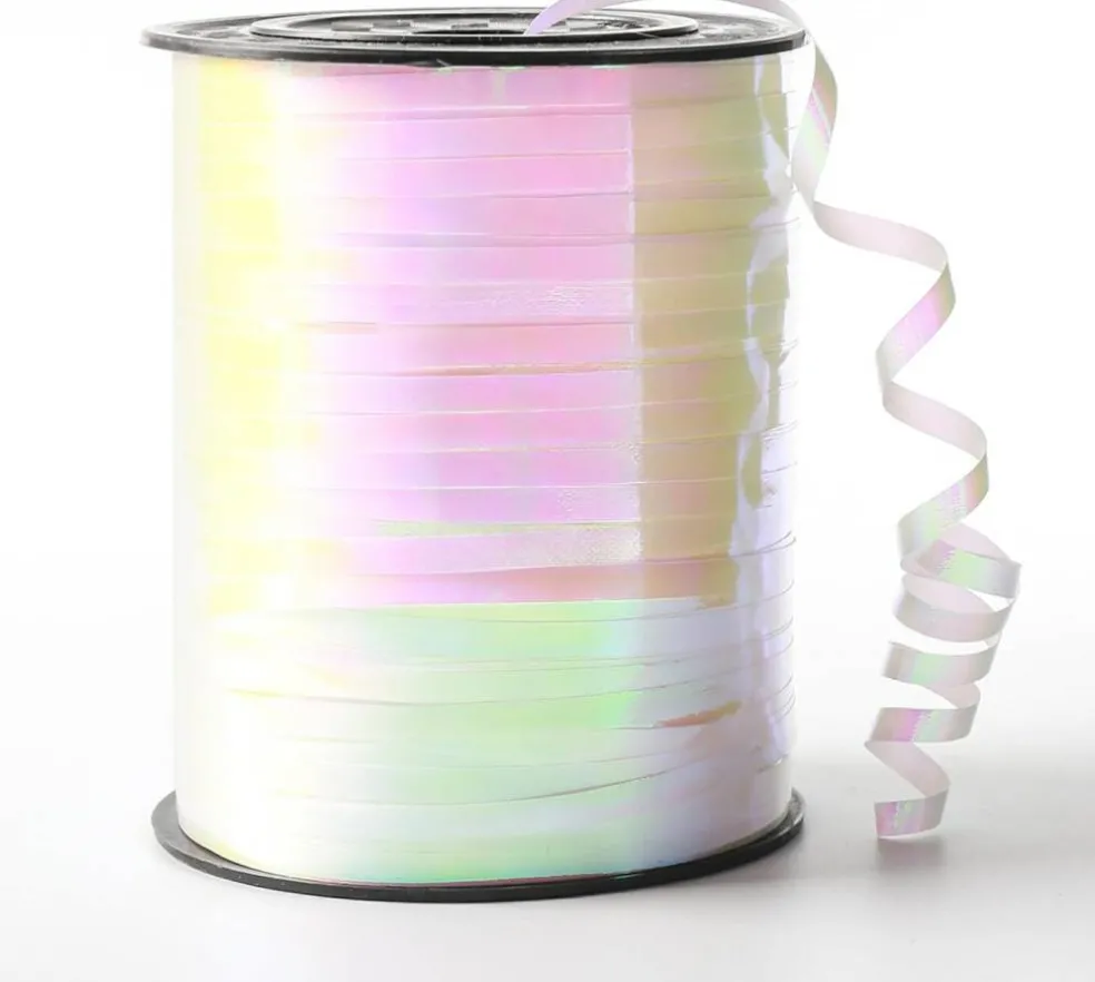 500 Yards White Gradient Curling Ribbon – 3/16" Balloon String for Gifts, Crafts & Party Decor