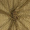 1 Yard Taupe Nylon Polyester Fishnet Knit Fabric Lightweight Sheer Mesh Material