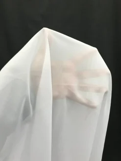 1 Yard White Chiffon Fabric Lightweight Material For Weddings Dresses Veils Curtains Backdrops And Crafts 59/60 Inch Width