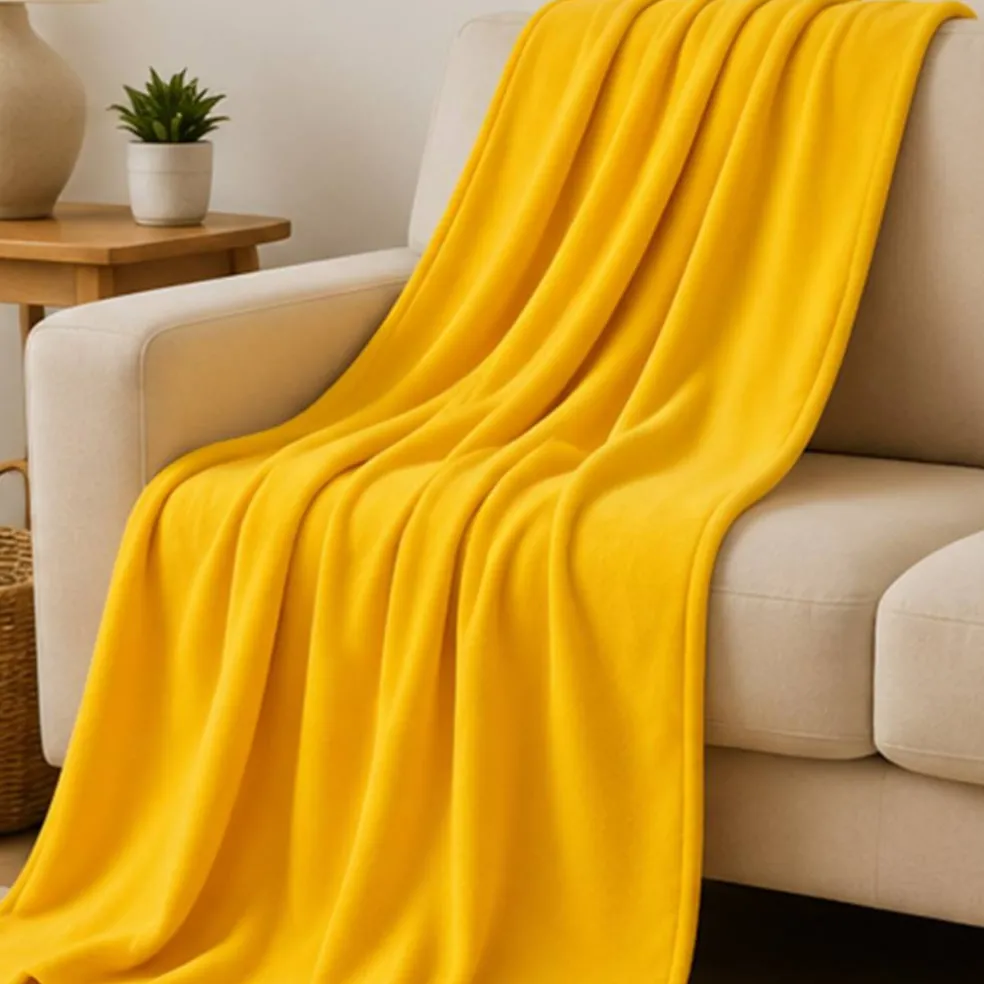 1 Yard Yellow Acrylic Felt Fabric 72" Wide 1.6mm for Crafts & Sewing