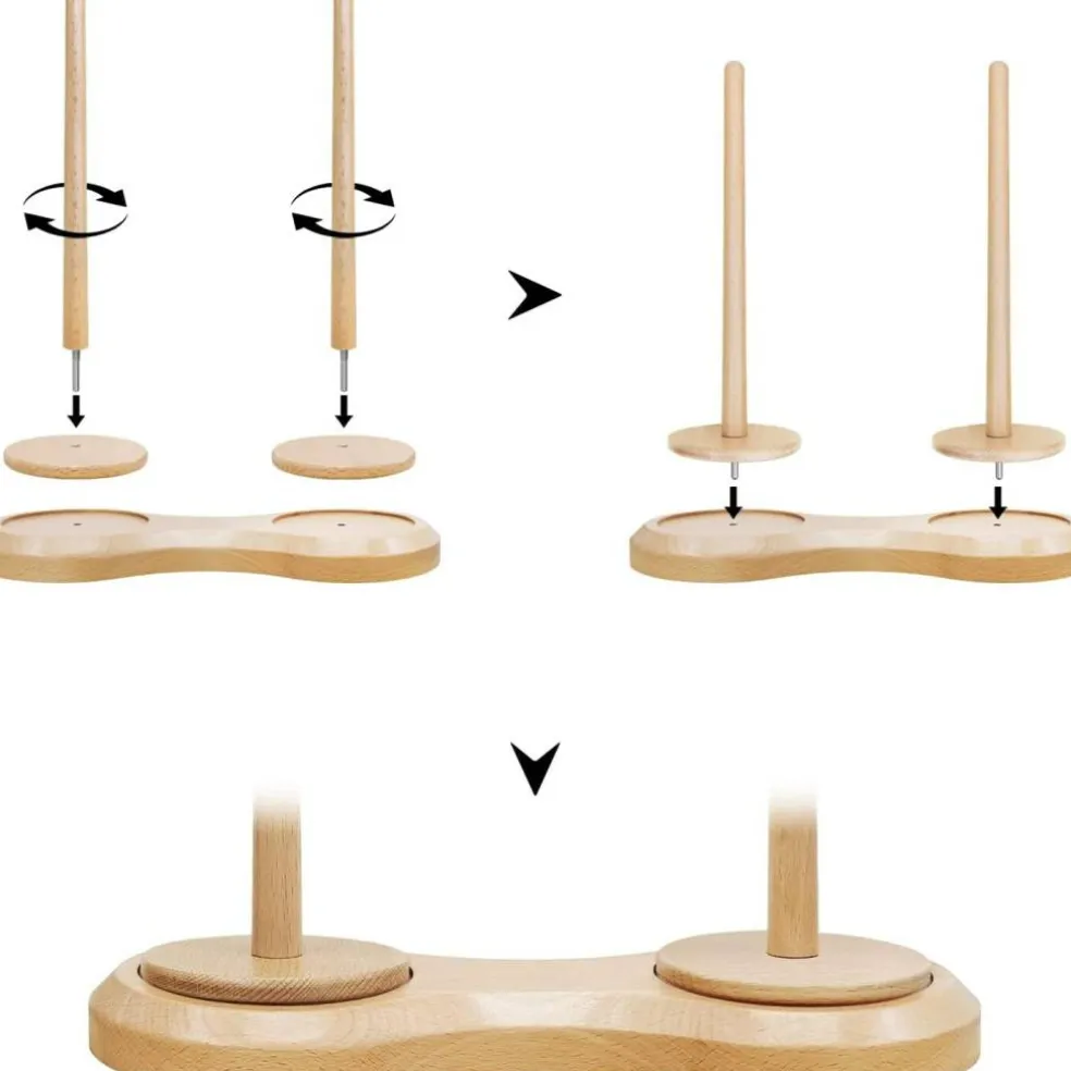 Yarn Holder Dispenser for Crocheting (Double Balls)