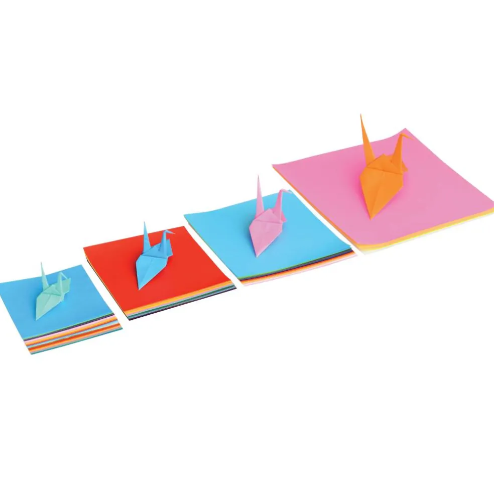 Yasutomo® Assorted Solids Origami Paper, 55 Sheets
