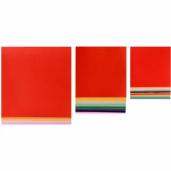 Yasutomo® Assorted Solids Origami Paper, 55 Sheets
