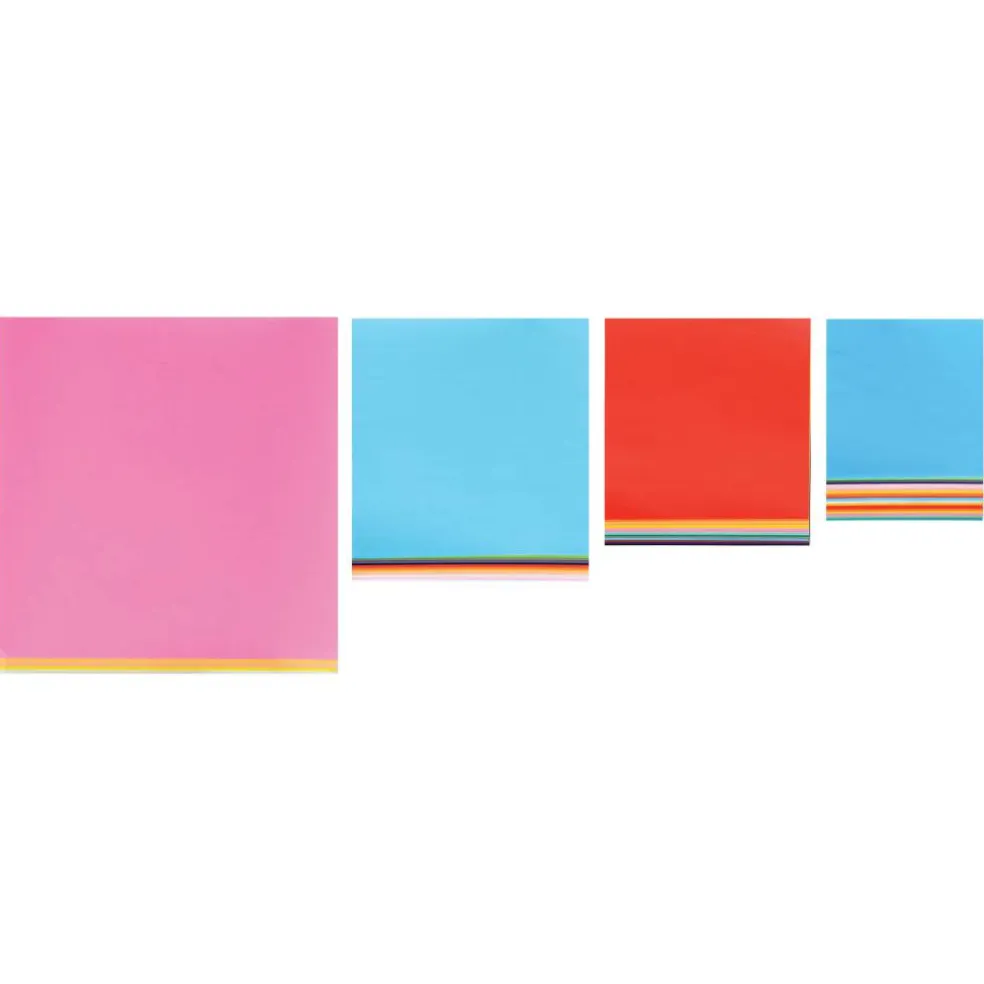 Yasutomo® Assorted Solids Origami Paper, 55 Sheets