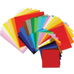 Yasutomo® Assorted Solids Origami Paper, 55 Sheets