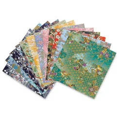 Yasutomo Yuzen Origami Papers - 5-7/8" x 5-7/8", Assorted, 12 Sheets